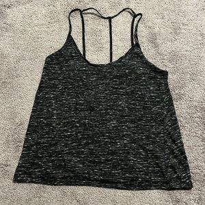 ALO yoga gray caged back tank